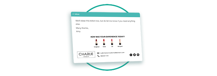 examples of cool email signatures customer thermometer