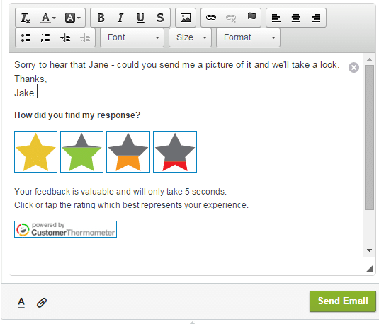 Communication template