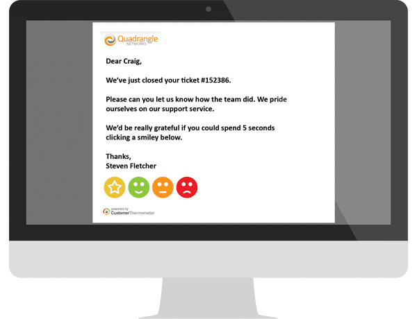 ISO 9001 customer satisfaction survey example