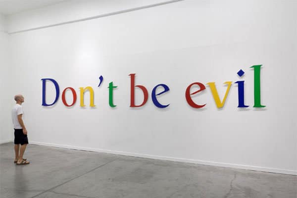 Google evil