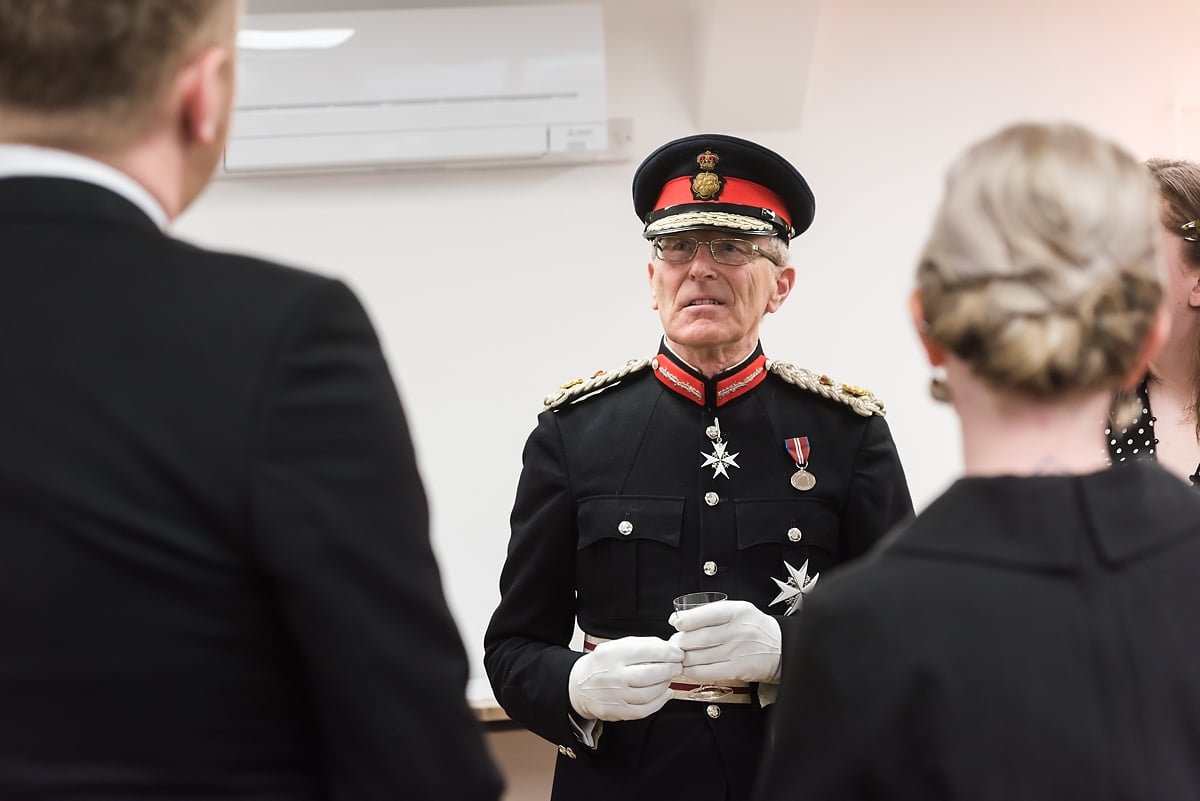 Customer Thermometer queen’s award reception lord lieutenant