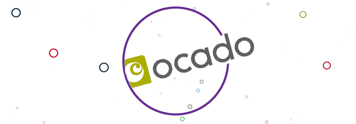 Ocado logo in circle
