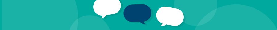 banner speech bubbles