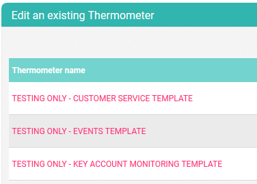 existing email survey templates