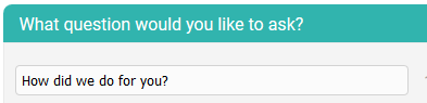email survey question template