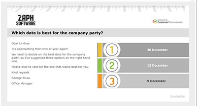 email voting tool