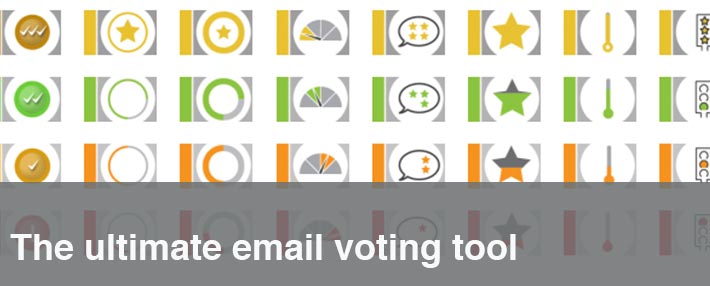 email voting tool buttons