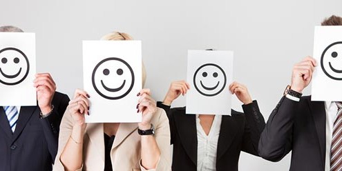 Employees Happy Faces Paper