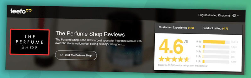 customer thermometer feefo review system