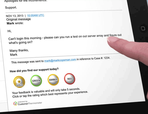 Landesk 1-click survey