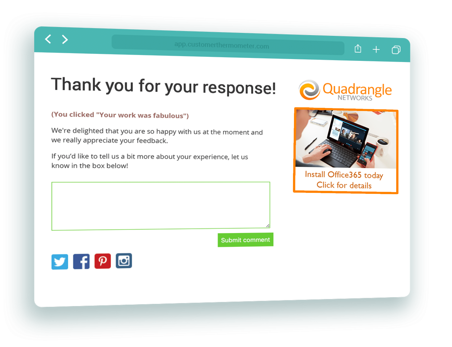 ConnectWise landing page example