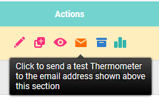 online email survey send a test option