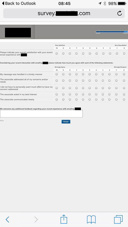 CSAT survey