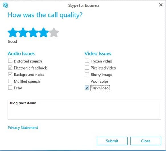 short customer survey example Skype