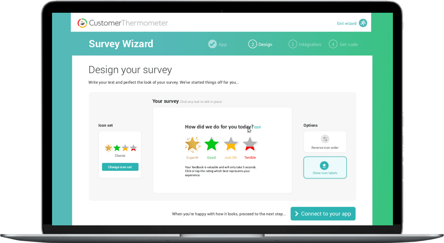 Survey wizard - design your survey