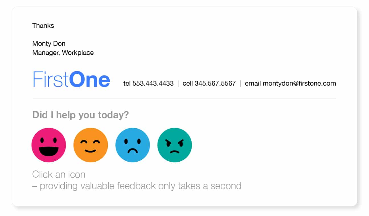 internal-email-signature-example2 workplace feedback email signature template